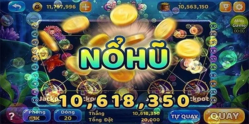 Tham gia quay slot nổ hũ